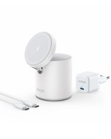 Anker MagGo 623 Kabelloses Ladegerät für iPhone & Earbuds Weiß