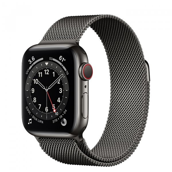 Apple Watch Series 6 Edelstahl Graphit