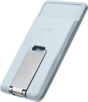 LAUT Flexi Prop MagSafe Stand Wallet für iPhone Hellblau