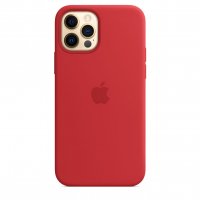 Apple Silikon Case für iPhone 12 / 12 Pro (Product) Red