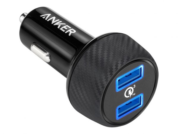 Anker Innovations Anker PowerDrive Speed 2 - Auto-Netzteil - 39 Watt - 3 A - QC 3.0 - 2 Ausgabeansch