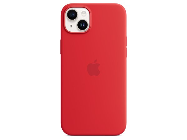 Apple iPhone 14 Plus Silikon Case mit MagSafe, (PRODUCT)RED