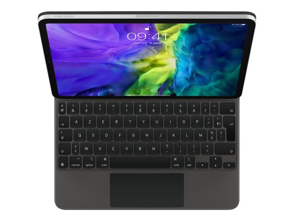 Apple Magic Keyboard - Tastatur und Foliohülle - mit Trackpad - hinterleuchtet - Apple Smart connect
