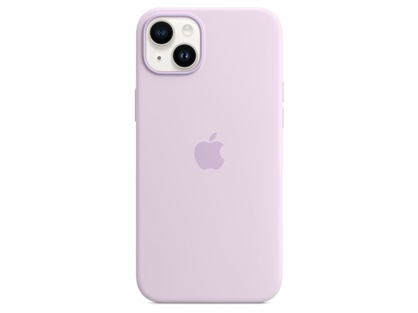 Apple iPhone 14 Plus Silikon Case mit MagSafe, Flieder