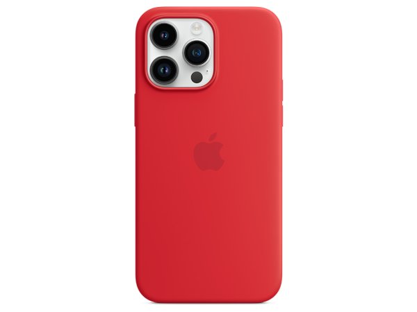Apple iPhone 14 Pro Max Silikon Case mit MagSafe, (PRODUCT)RED