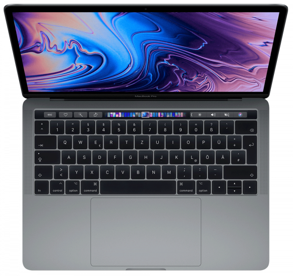 Apple MacBook Pro 13&quot;, 2.0 GHz i5, 16 GB, 512 GB SSD, Touch Bar und Toluch ID, Deutsch, Space Grau
