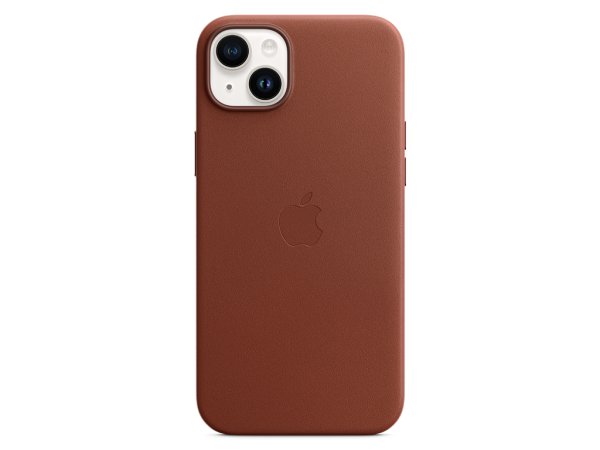 Apple iPhone 14 Plus Leder Case mit MagSafe, Umbra