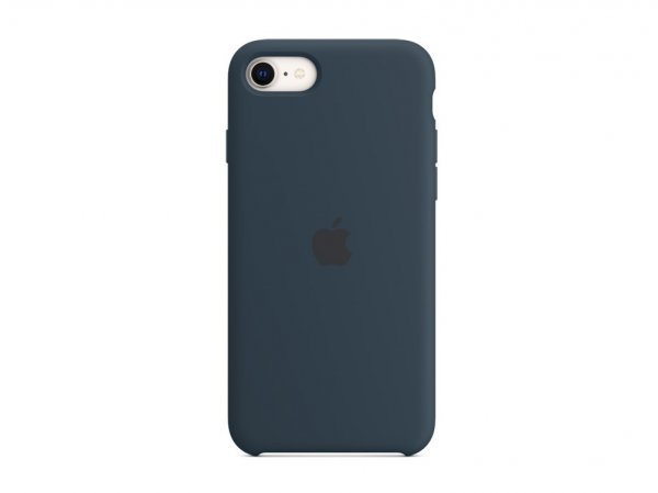 Apple Silikon Case für iPhone SE (2./3 Generation), Abyssblau
