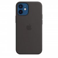 Apple Silikon Case für iPhone 12 mini Schwarz