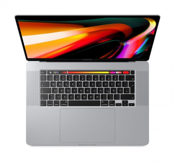 Apple MacBook Pro 16", Silber, 2,6GHz 6-Core Intel Core i7 (9. Gen.), 16 GB, 512 GB SSD, Radeon Pro 