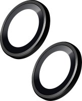 LAUT Ring Kamera Schutzglas für iPhone 15 / 15 Plus Schwarz