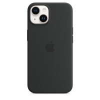 Apple iPhone 14 Silikon Case mit MagSafe Mitternacht