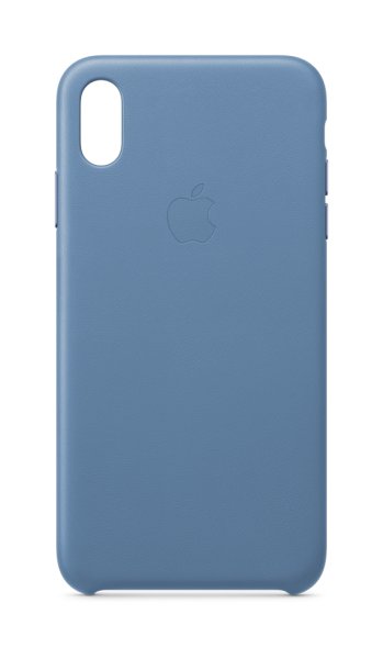 Apple iPhone XS Max Leder Case, Kornblume
