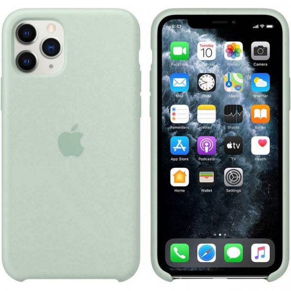 Apple iPhone 11 Pro Silikon Case, Beryll