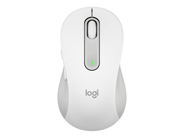 Logitech Signature M650 L, Wireless Maus, Bluetooth, 5 Tasten, Weiß