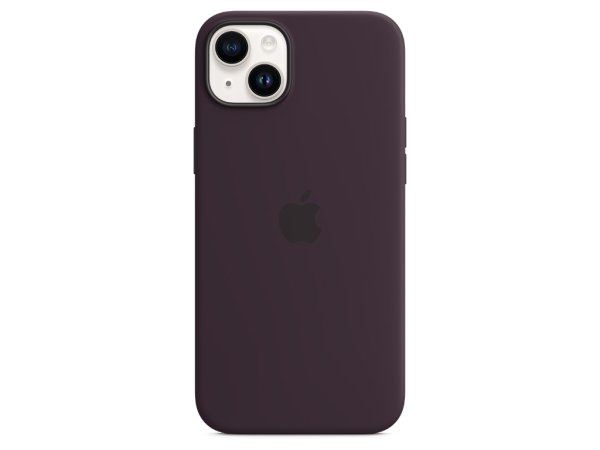 Apple iPhone 14 Plus Silikon Case mit MagSafe, Holunder
