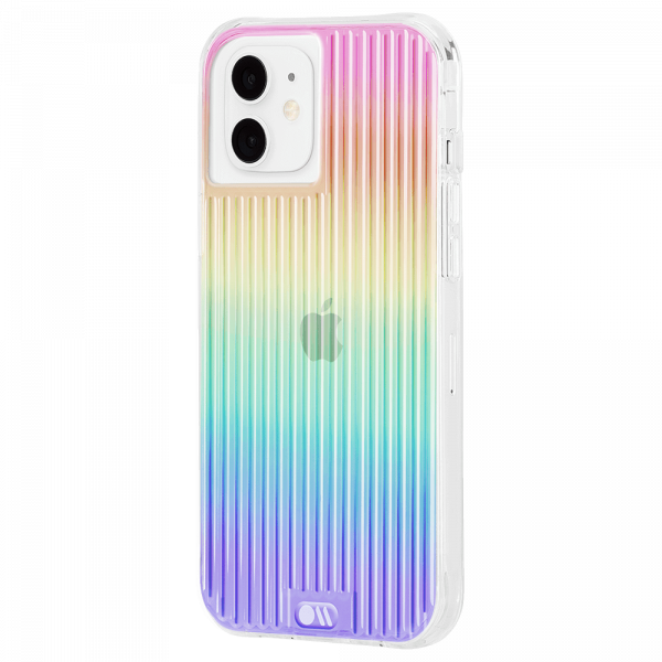 case-mate Tough Groove Case für Apple iPhone 12 mini, Regenbogen
