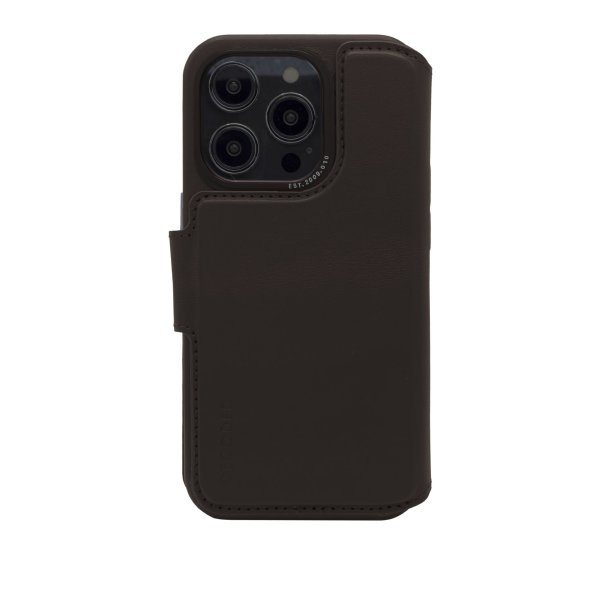 Decoded Leder MagSafe Wallet für Apple iPhone 14 Pro, Braun