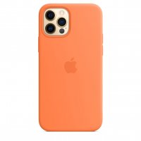 Apple Silikon Case für iPhone 12 / 12 Pro Kumquat