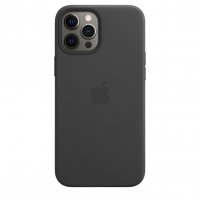 Apple Leder Case für iPhone 12 Pro Max Schwarz
