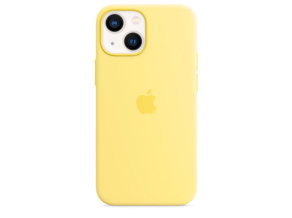 Apple Silikon Case für iPhone 13 mini Zitronenschale MN5X3ZM/A