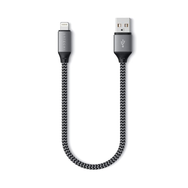 Satechi USB-A to Lightning Short Cable 25 cm space gray