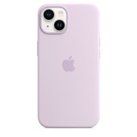 Apple iPhone 14 Silikon Case mit MagSafe Flieder