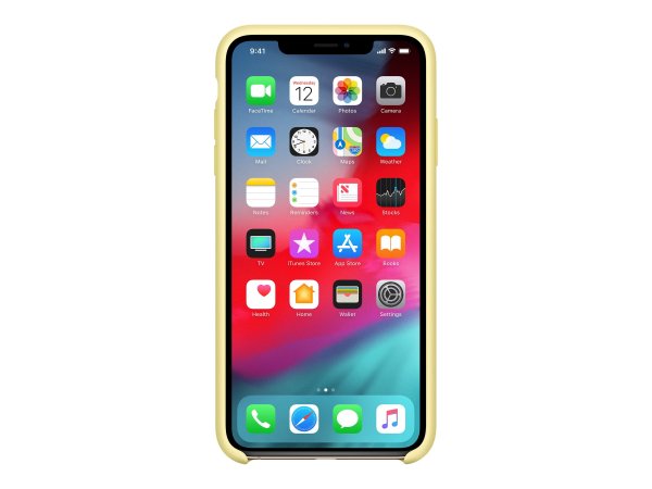 Apple iPhone Xs Max Silikon Case, Yellow Mellow