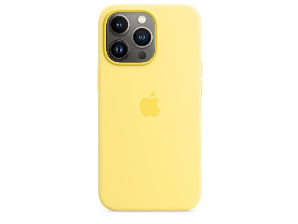 Apple Silikon Case für iPhone 13 Pro Zitronenschale MN663ZM/A
