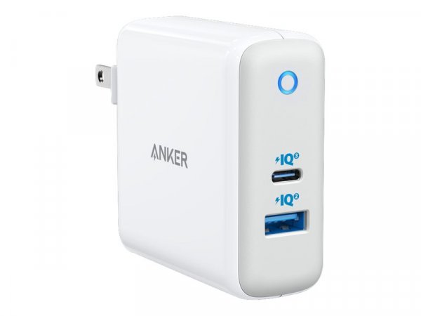 Anker Innovations Anker PowerPort Atom III - Netzteil - 60 Watt - IQ 3.0 - 2 Ausgabeanschlussstellen