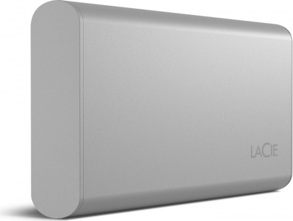 LaCie Portable SSD, externe Festplatte, 500 GB, Silber