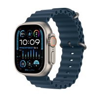 Apple Watch Ultra 2 GPS + Cellular, 49mm Titangehäuse, Ocean Armband Blau