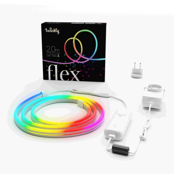 Twinkly Flex, smarter LED Schlauch mit 192 LED´s, 2m Länge, Apple HomeKit / Alexa / Google