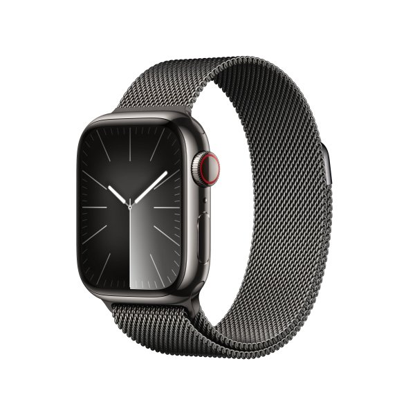 Apple Watch Series 9 Edelstahl Graphit