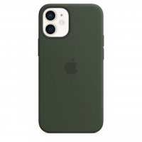 Apple Silikon Case für iPhone 12 mini Zyperngrün