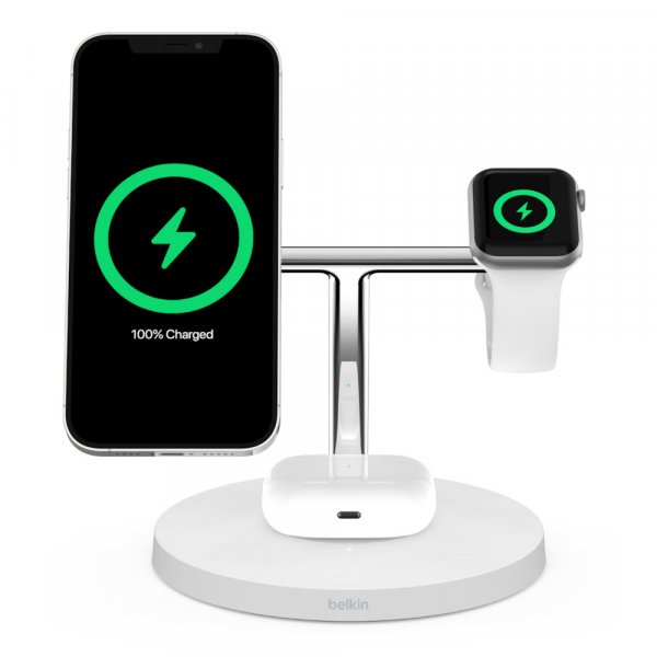 Belkin BOOST CHARGE PRO 3-in-1 QI Charger mit MagSafe
