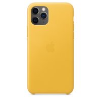 Apple Leder Case für iPhone 11 Pro Max Sonnengelb