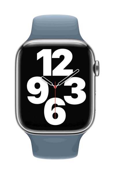 Apple Sportarmband für Apple Watch 45mm, Schieferblau