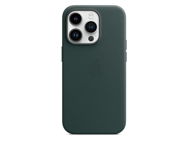 Apple iPhone 14 Pro Leder Case mit MagSafe, Waldgrün