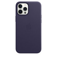 Apple Leder Case für iPhone 12 Pro Max Deep Violet