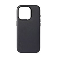 Decoded Leder Case mit MagSafe für iPhone 15 Pro Max Schwarz