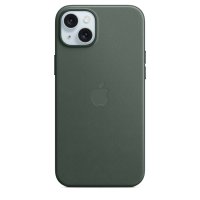 Apple iPhone 15 Plus Feingewebe Case mit MagSafe Immergrün