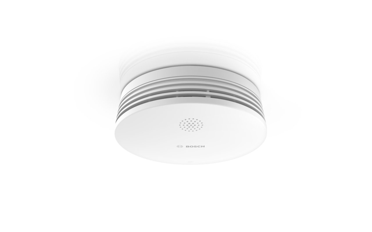 Bosch Smart Home Rauchwarnmelder II Weiß 1er Pack Apple HomeKit + Amazon Alexa + Google Assistant