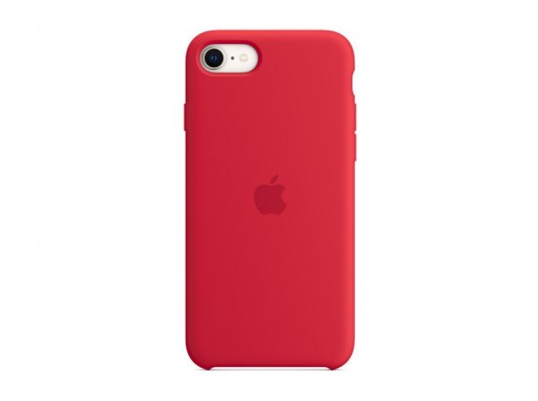 Apple Silikon Case für iPhone SE (2./3 Generation), (PRODUCT)RED