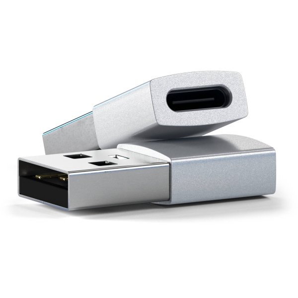 Satechi USB-A auf USB-C Adapter, Silber