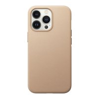 Nomad Modern Leder Case mit MagSafe für iPhone 13 Pro Beige