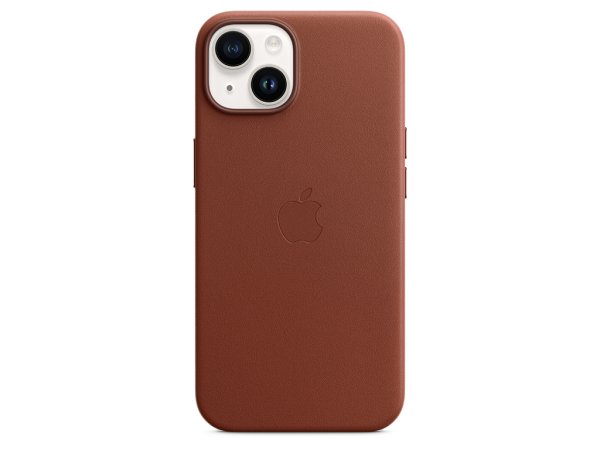 Apple iPhone 14 Leder Case mit MagSafe, Umbra