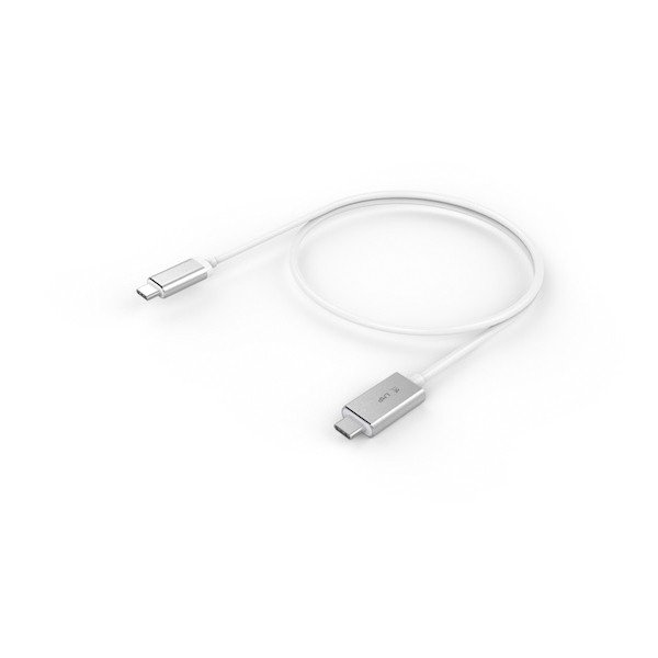 LMP Magnetic Safety Ladekabel, USB-C auf USB-C, 3m, Silber