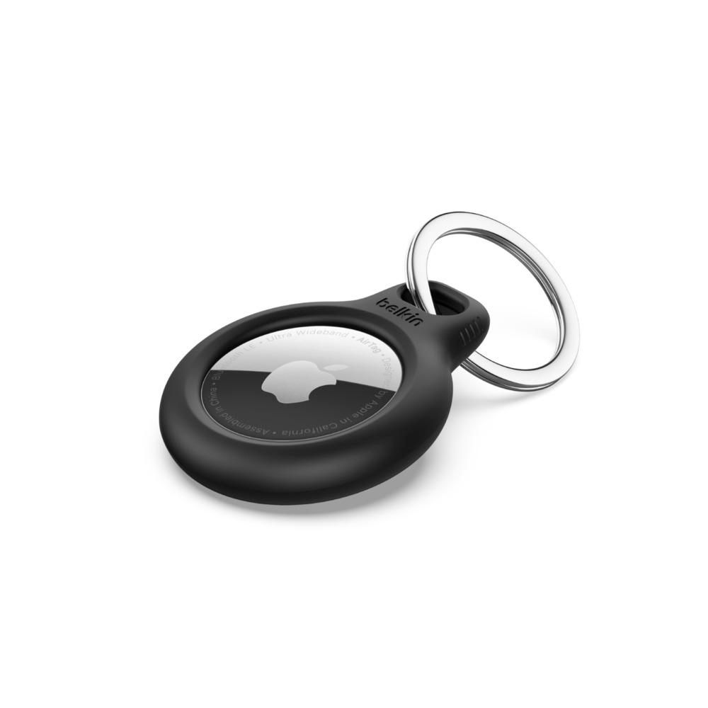 Belkin Anhänger mit Schlüsselring für Apple AirTag, Schwarz | COMSPOT
