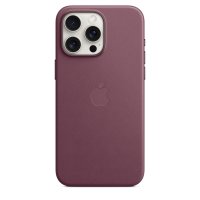 Apple iPhone 15 Pro Max Feingewebe Case mit MagSafe Mulberry